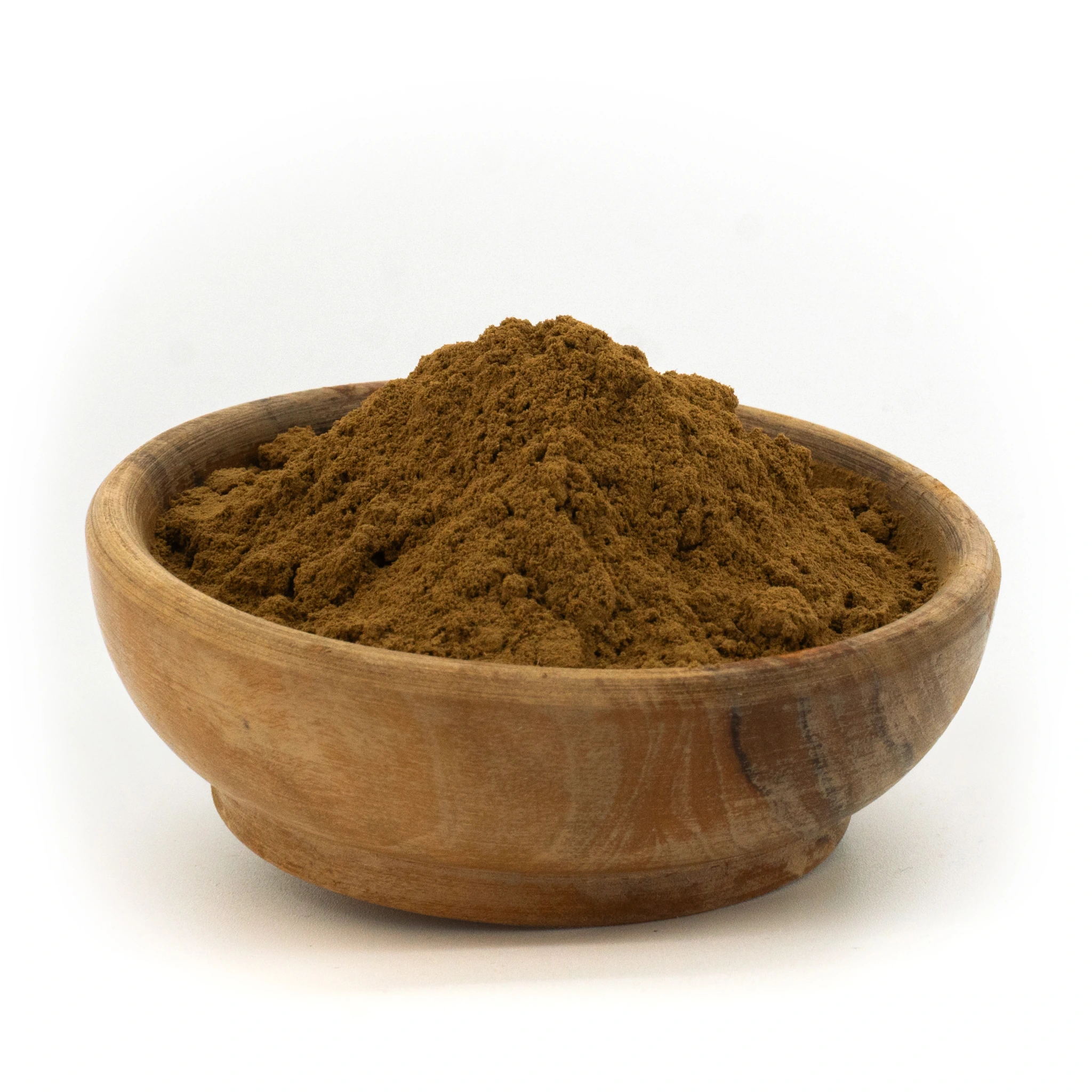 Schale mit Rotem Kratom Pulver